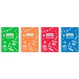 DIDEX Agenda Escolar A5 con Tapa Polipropileno C-Surtidos 2025-2026 (12 Unidades) Precio: 19.59000043. SKU: B16SPKCXMX