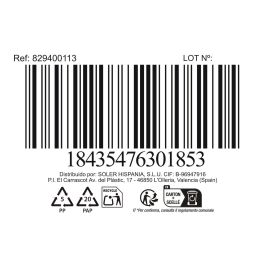 La Mediterranea Set de 3 Tazas de Café 8 Cl Napoli Abstracto (24 Cajas)