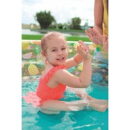 Bestway Piscina Hinchable 3 Aros Transparente Tropical 150x53 cm +6 Años Jardin 51045 Bestway Piscina Hinchable 3 Aros Transparente Tropical 150x53 cm +6 Años Jardin 51045