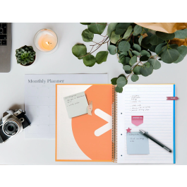 Antartik Cuaderno espiral micro A4 120 hojas 90 gr tapa forrada color mostaza