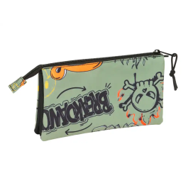 Safta Estuche Portatodo Triple Graffiti 120x220x30 mm