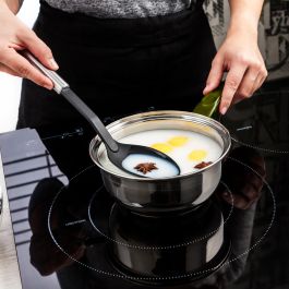 Quid Cucharón Habitat Acero Inoxidable Negro Mate 36x7x5 cm