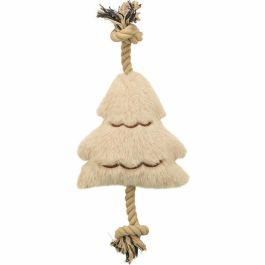 Peluche para perros Trixie Beige Poliéster Algodón Árbol de Navidad 38 cm
