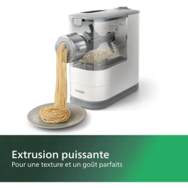 Philips HR2345 / 19 Máquina para hacer pasta - 450g - 4 formas: espagueti, penne, fettuccini, lasaña - blanco