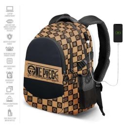 Karactermania Mochila One Piece Run. Plus Fan Chess 44x34x21 cm, Gran Capacidad, 3 Compartimentos, Puerto USB, Ripstop