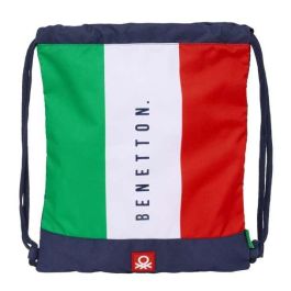 Bolsa Mochila con Cuerdas Benetton Flag Azul marino 35 x 40 x 1 cm Precio: 8.49999953. SKU: B1AR93YBRV