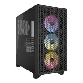 Corsair Caja 3000D RGB Airflow Mid-Tower Negra CC-9011255-WW con Panel de Vidrio Templado Precio: 101.50000058. SKU: B15KNJG7VA