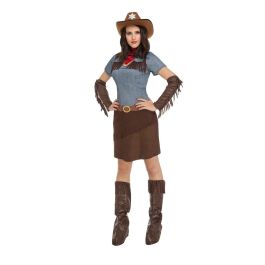 My Other Me Disfraz de Cowgirl para Adolescentes Talla S (hasta 14 años) 100% Poliéster Multicolor