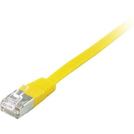EQUIP 607662 Cable de Red Cat6a U/FTP, 2xRJ45, Plano, 3m, LSZH, Amarillo