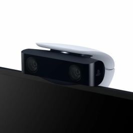 PlayStation Oficial Cámara HD 1080p Doble Lente con Soporte Integrado para Streaming y Grabación en PS5 Blanca