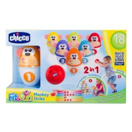 Juego de bolos animales con pelota 11x15x9 cm