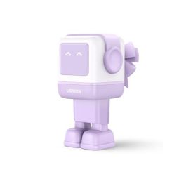 UGREEN 35291 Cargador Nexode RG 65W GaN 3 Puertos USB C/A Carga Rápida, Pantalla LED, Rosa