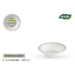 Inde Set de 15 Bols Biodegradables 400 cc Quality Algon (24 Unidades) Precio: 35.50000003. SKU: B1A9N4BSZY
