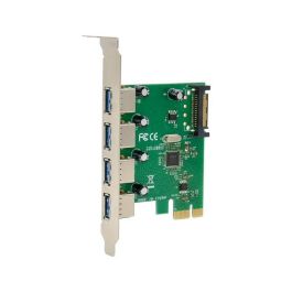 MicroConnect Tarjeta de Expansión PCIe USB 3.0 de 4 Puertos VL805 para Almacenamiento, Impresoras y Más