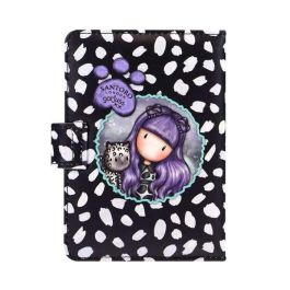 Set de Papelería Gorjuss Smitten kitten Morado Negro Blanco