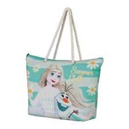 Karactermania Bolsa de Playa Soleil Frozen 2 Chill Azul Poliéster 52x17x37 cm