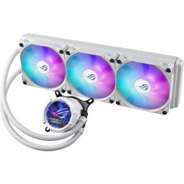 ASUS ROG STRIX LC III 360 ARGB LCD WHT - Refrigeración Líquida Todo en Uno para CPU - 3 Ventiladores 12cm, RGB, Pantalla LCD, Blanco