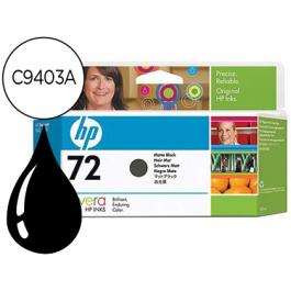 Hp Tinta 72 Negro Mate Ink-jet 130ml para Designjet T610/T1100 Precio: 110.88999988. SKU: S55109178