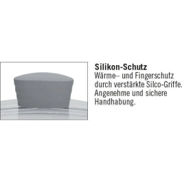 GSW Olla de Cerámica Greblon Induction Bolero Grey 28 cm con Revestimiento Antiadherente Libre de PFOA y PTFE, Fondo Blanco, Apta para Inducción
