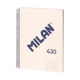 Cuaderno a4 cuadriculado(5x5mm) beige, con espiral. Precio: 4.49999968. SKU: B1H787VFHX