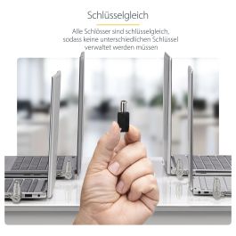 Videocámara de Vigilancia Startech UNIVKA25-LAPTOP-LOCK