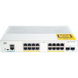 Cisco C1000-16P-2G-L Switch Gestionado Gigabit Ethernet 16 Puertos PoE, 2 Ranuras SFP