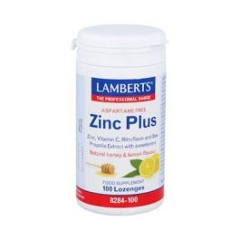 LAMBERTS Zinc Plus 100 Comp. Mast. con Vitamina C y Propóleo para el Bienestar de la Garganta Precio: 18.5000002. SKU: B1FN3RHRML
