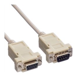 VALUE 11.99.6218 Cable RS232 DB9ST/BU18M Beige 1,8 m DB-9 a DB-9