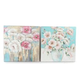 Cuadro DKD Home Decor 99,5 x 3,5 x 99,5 cm Florero Shabby Chic (2 Unidades) Precio: 114.49999979. SKU: S3018377