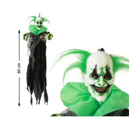 Figura Payaso Colgante con Pelo Verde y Maquillaje Macabro 60 cm - Ideal para Halloween y Fiestas Temáticas Precio: 4.68999993. SKU: B159NTBDG6