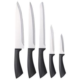 Day Juego De 5 Cuchillos Chef, Pan, Cocina, Vegetales Y Hierbas con Hoja De Acero Inoxidable Y Mango De Plástico