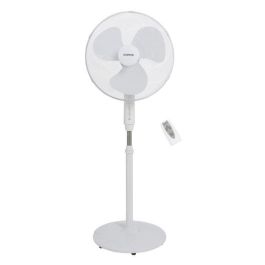 OCEANIC Ventilador de pie - 45 W - Ø 44 cm - 3 velocidades - Oscilante - Inclinable - Blanco