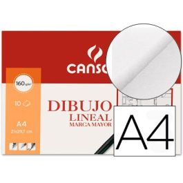 Canson Minipack Dibujo Lineal 10 Hojas Guarro Marca Mayor 160 gr.21x29,7 cm