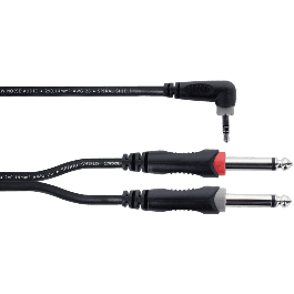 Cable Y Mini-Jack Estéreo En Ángulo / 2 Jacks Mono 3 M Precio: 10.95000027. SKU: B16G7ZALKF