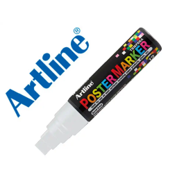 Artline Rotulador Poster Marker EPP-12 Punta Rectangular 12 mm Color Blanco Precio: 6.59000001. SKU: B13HB2NACZ