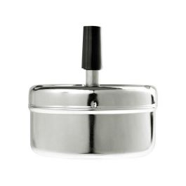 Confortime Cenicero Acero Push 9 cm (24 Unidades)