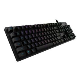 Logitech G512 Teclado Mecánico Gaming USB QWERTY Español con Interruptores GX Brown, Retroiluminación RGB y Concentrador USB