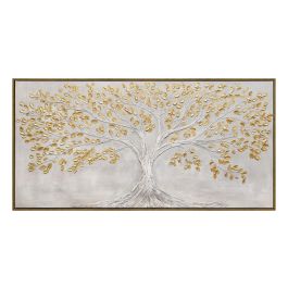 DKD Home Decor Cuadro Tradicional Árbol Lienzo Ps Dorado Gris 140x70x3.7 cm (2 Unidades) Precio: 176.50000049. SKU: B1B65YKT9E
