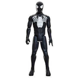 Hasbro Marvel Figura Titan Series Spider-Man Traje Negro G2860 Juguete de Acción 30 cm Coleccionable