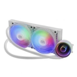 Mars Gaming ML-ONE240W - Sistema de Refrigeración Líquida AIO 240mm Blanco con Espejo Infinito FRGB, TDP 400W, Ventiladores FDB Silenciosos y Multisocket Universal Mars Gaming ML-ONE240W - Sistema de Refrigeración Líquida AIO 240mm Blanco con Espejo Infinito FRGB, TDP 400W, Ventiladores FDB Silenciosos y Multisocket Universal