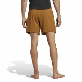 Pantalones Cortos Deportivos para Hombre Adidas Yoga Basert Dorado