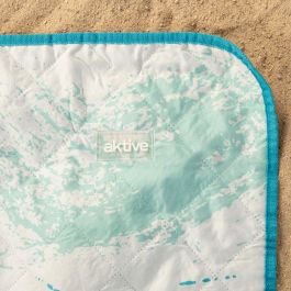 Toalla de Playa Aktive PEVA 200 x 1 x 150 cm (6 Unidades)