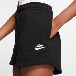 Pantalones Cortos Deportivos para Mujer Nike Sportswear Essential W Negro