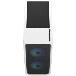 Fractal Design Torre PC Focus 2 RGB Blanca | ATX, Micro ATX, Mini-ITX | Vidrio Templado, Filtro Anti-Polvo, USB 3.2