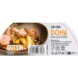 Inde Sarten 26 cm Aluminio Forjado Full Doha Quttin (6 Unidades)