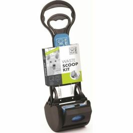 M-PETS Waste Scoop Kit con Pala con Asa y 10 Bolsas, Compartimento, Negro y Azul, 38x12x10,5cm para Perros Precio: 23.59000028. SKU: S7138745