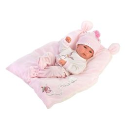 Muñeca bimba con pijama conejito rosa y cojin. 35 cm cuerpo vinilo Muñeca bimba con pijama conejito rosa y cojin. 35 cm cuerpo vinilo