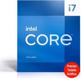 Intel BX8071513700F Procesador Core i7-13700F 13ª Gen 16 núcleos 24 hilos 5.2GHz max Socket 1700 30MB Caché sin gráficos