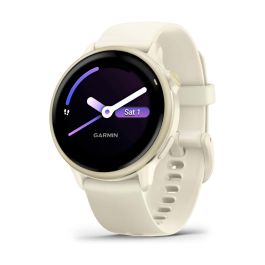 Garmin vívoactive 6 3,05 cm (1.2") AMOLED 390 x 390 Pixeles Pantalla táctil Blanco Wifi GPS (satélite)