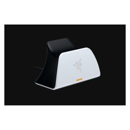 Razer RC21-01900100-R3U1 Estación de Carga Rápida Blanca para Mandos Inalámbricos PS5 DualSense